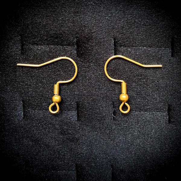 پایه گوشواره استیل عمده نقره ای و طلایی کد 101