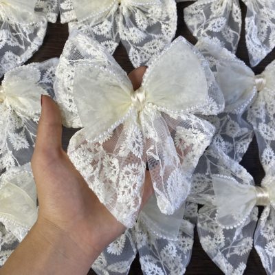 گیره مو گیپور حاشیه مروارید
