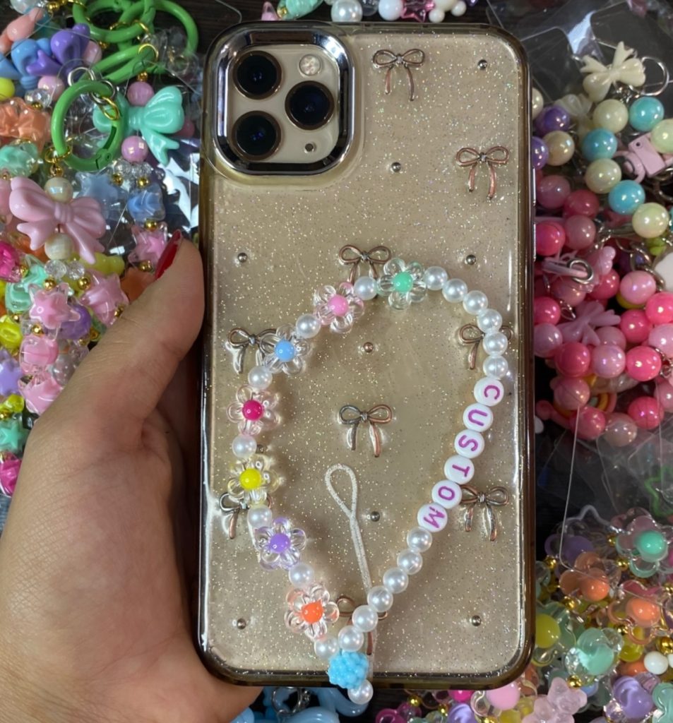 آویز م‌بایل طرح custom گل