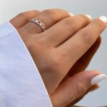 انگشتر قلب نقره