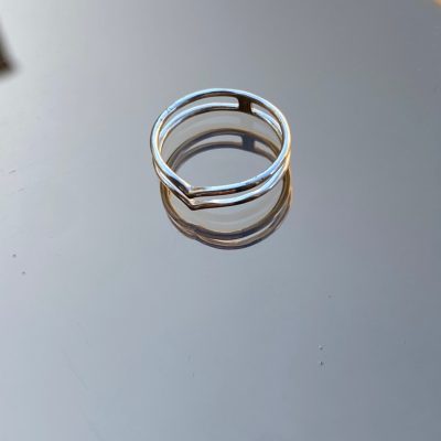 انگشتر نقره دولاین