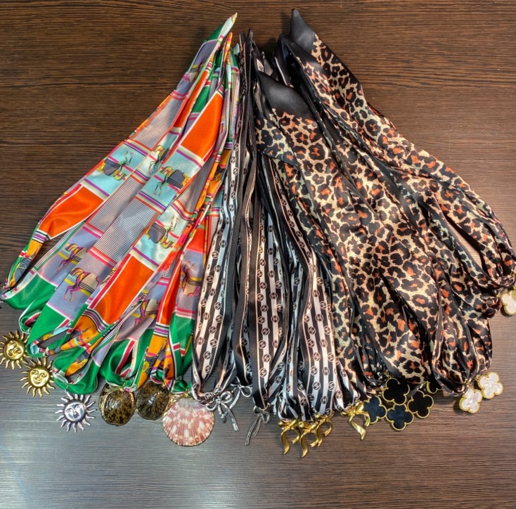 گردنبند ( چوکر پارچه ای ساتن )