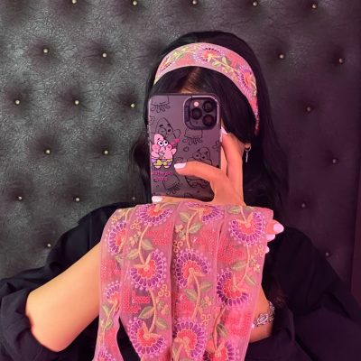 هد بند تابستانه سوزن دوزی کد 120