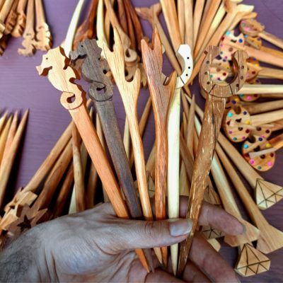 کانزاشی چوبی در سه طرح کد 103