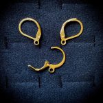 پایه گوشواره عمده استیل نقره ای و طلایی کد 103