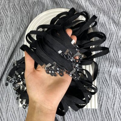 بند عینک پارچه ای 1 سانت مشکی