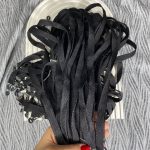 بند عینک پارچه ای 1 سانت مشکی