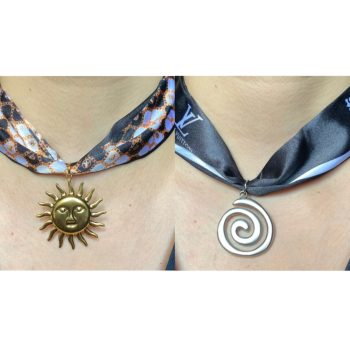 چوکر،گردنبند پارچه ای ( قابلیت تغییر سایز)  کد 104