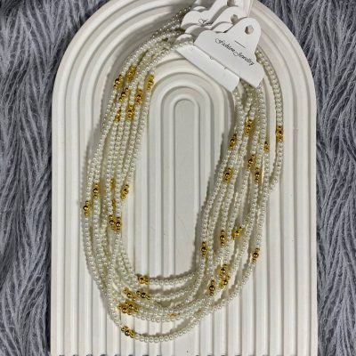 گردنبند مروارید و گوی کوچک