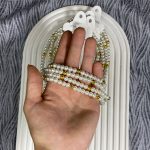 گردنبند مروارید و گوی بزرگ