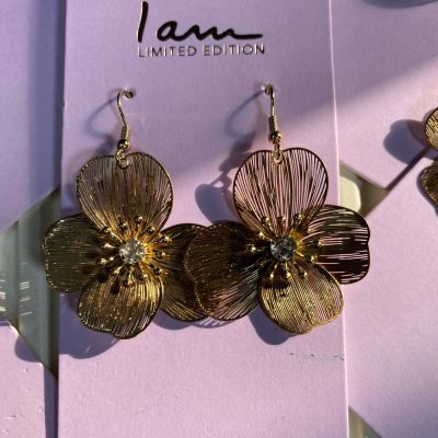 گوشواره گل لیزری
