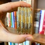 النگو 6-7 میل دو رنگ (طلایی و نقره ای) رنگ ثابت ضمانتی (۵ سال) کد 103