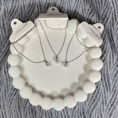 گردنبند مروارید اشکی کوچک