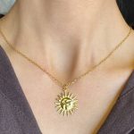 گردنبند sun face
