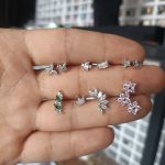 پیرسینگ استیل سوارسکی قیمت کل پک